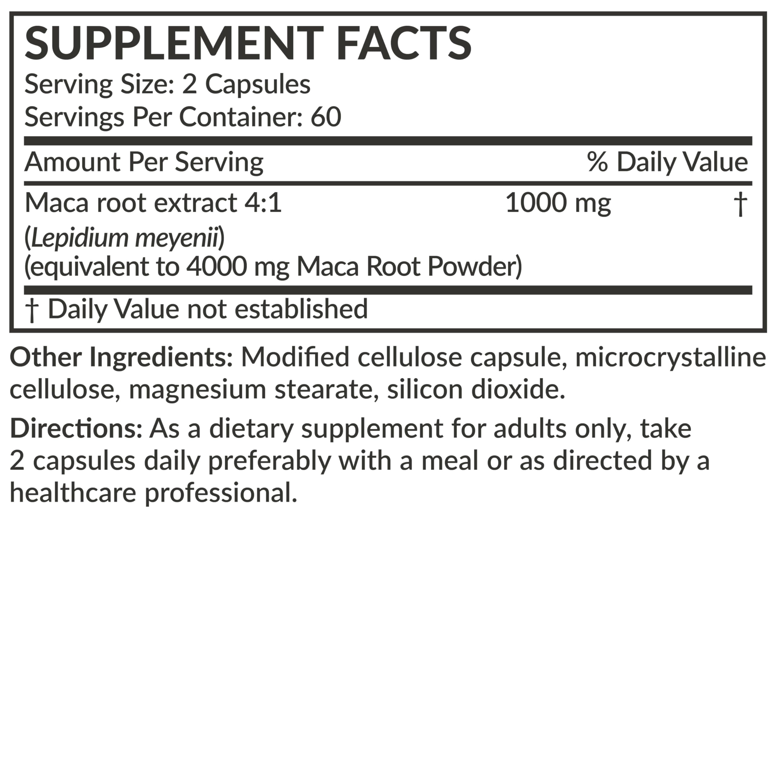 Futurebiotics Maca Root Extra Strength brand logo on outer packaging.