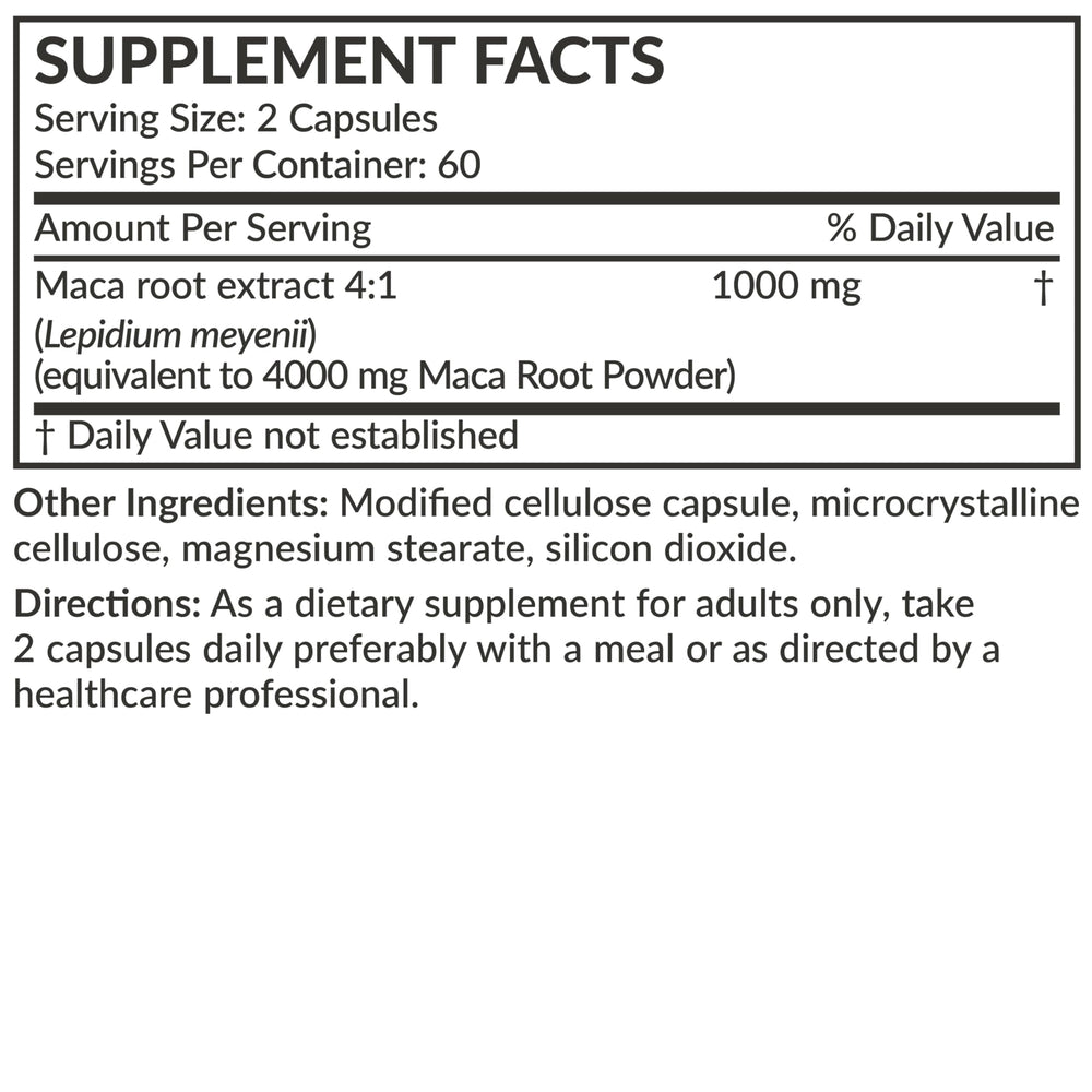 Futurebiotics Maca Root Extra Strength brand logo on outer packaging.