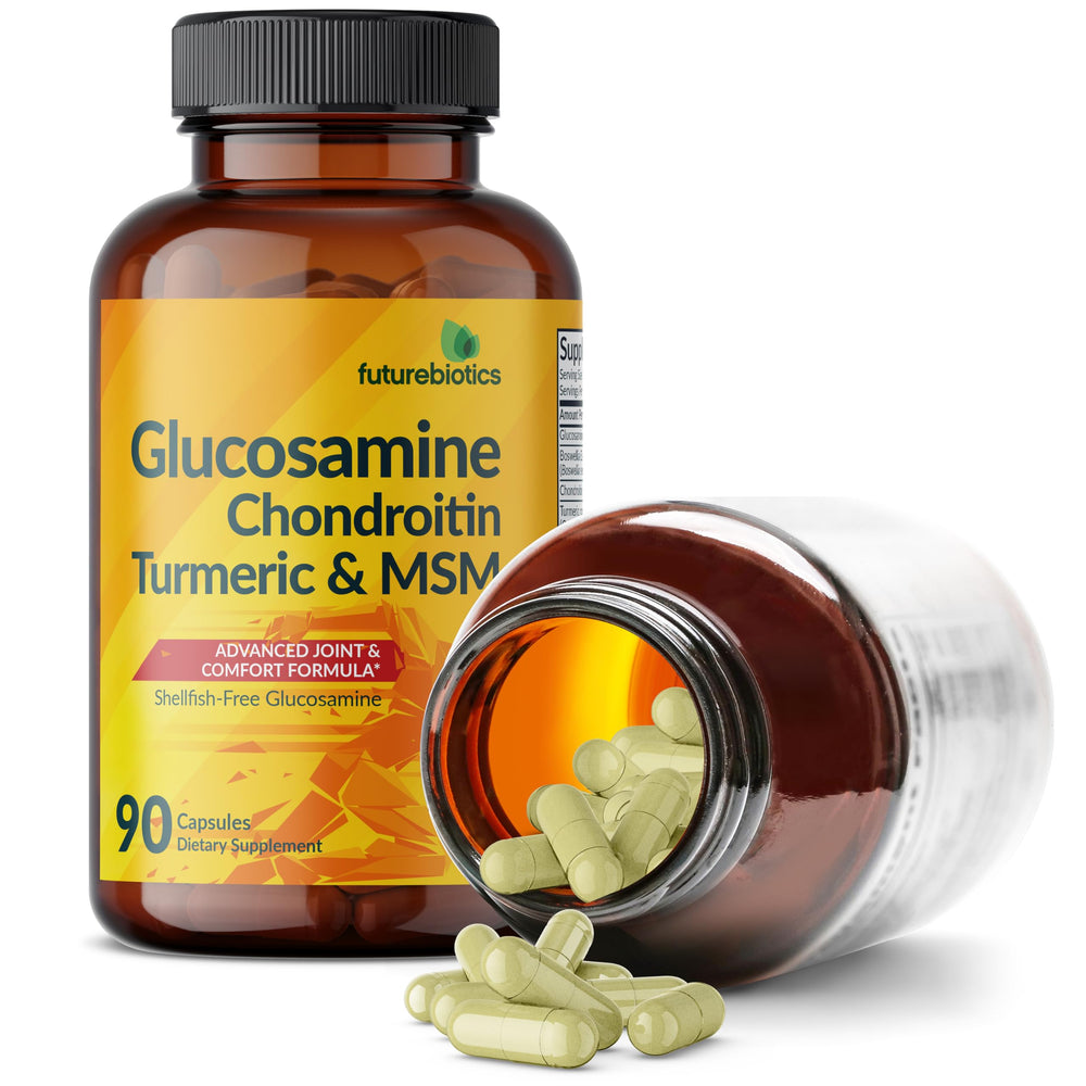 Futurebiotics sello libre de OGM, sin gluten ni soja.