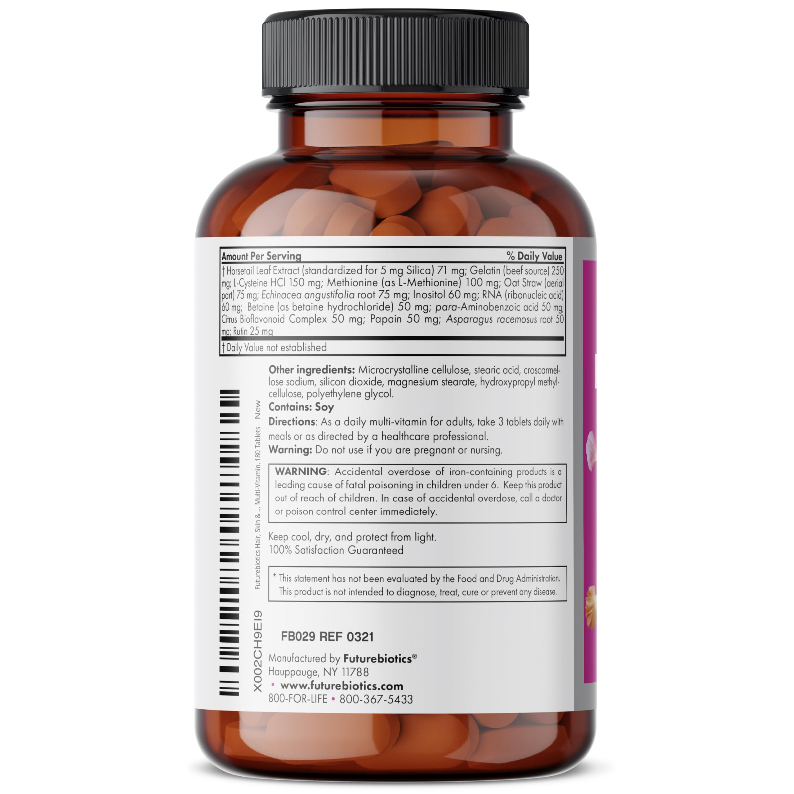 Futurebiotics strong-nails-detail highlights durable nails from daily supplementation.