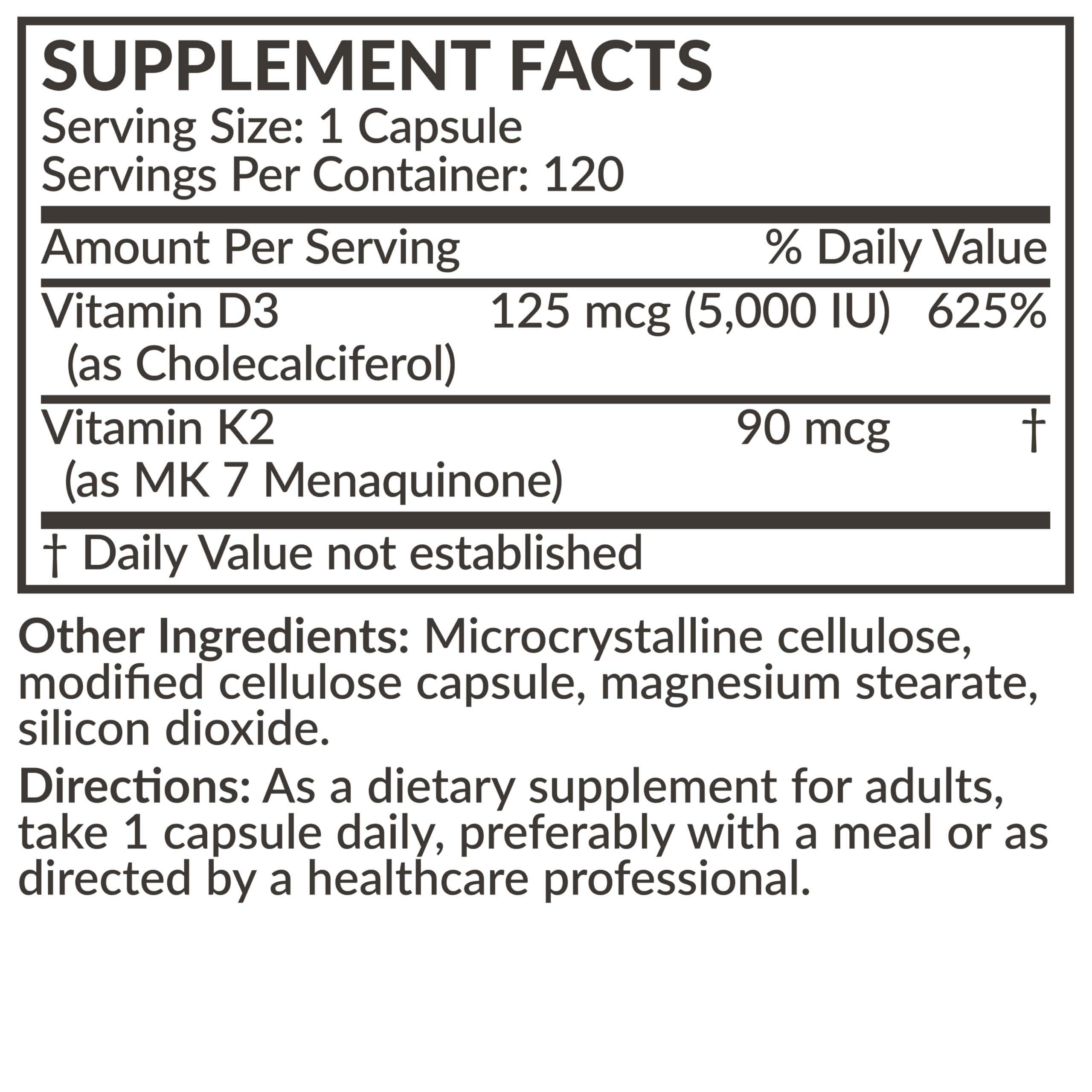 Futurebiotics Vitamin K2 MK-7 with D3 bottle in background for lifestyle use