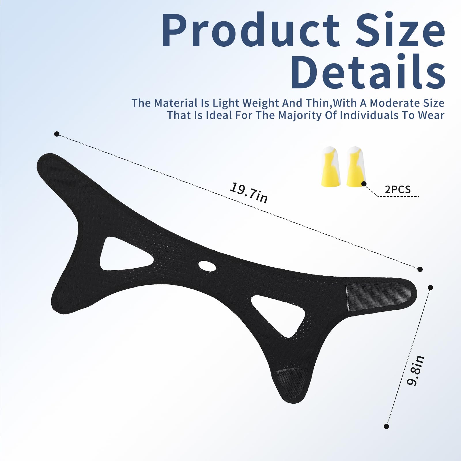 Fvbber tape strips offer simple application and reusable snoring support.
