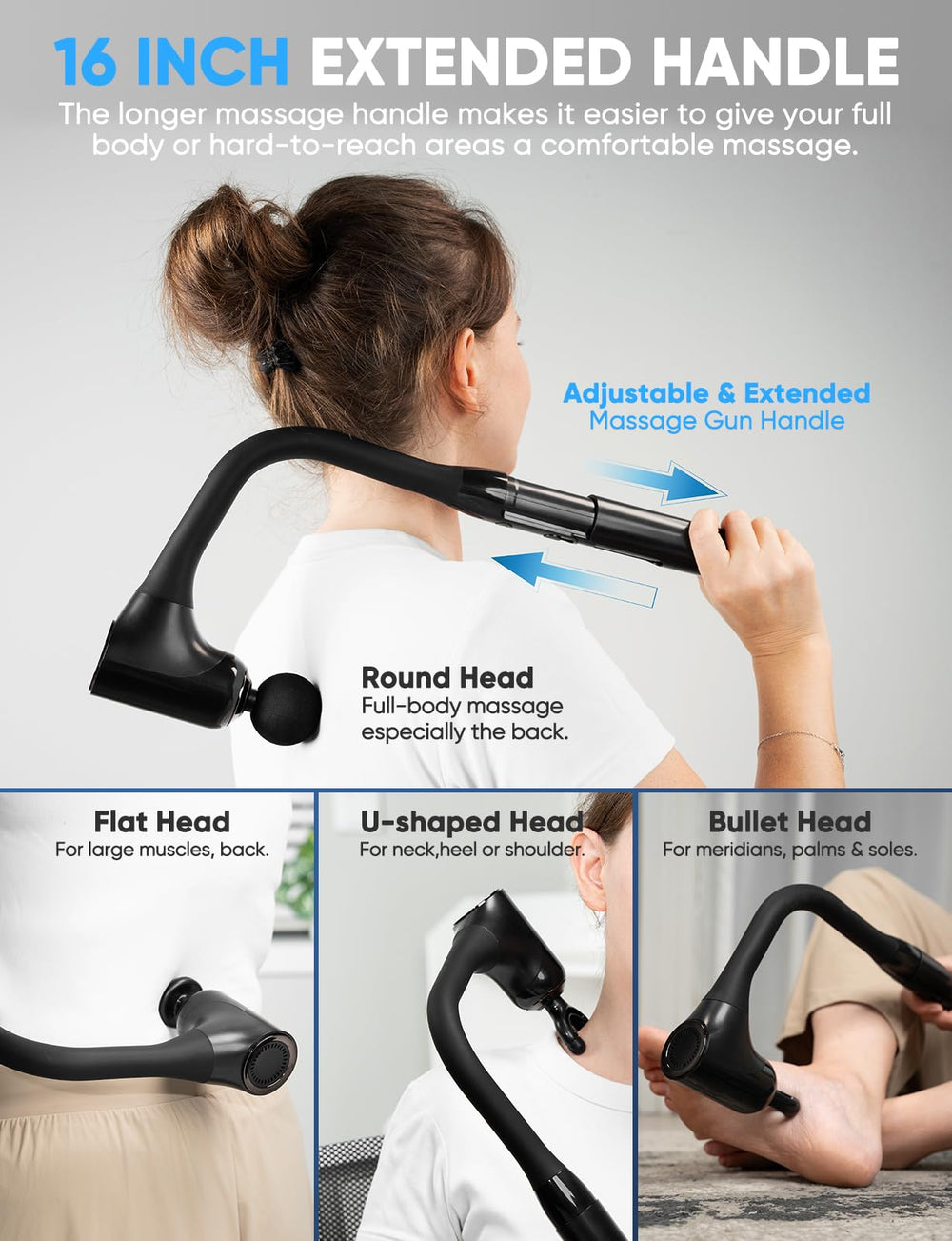 FVZ arc ergonomic design reduces hand strain during extended massages.