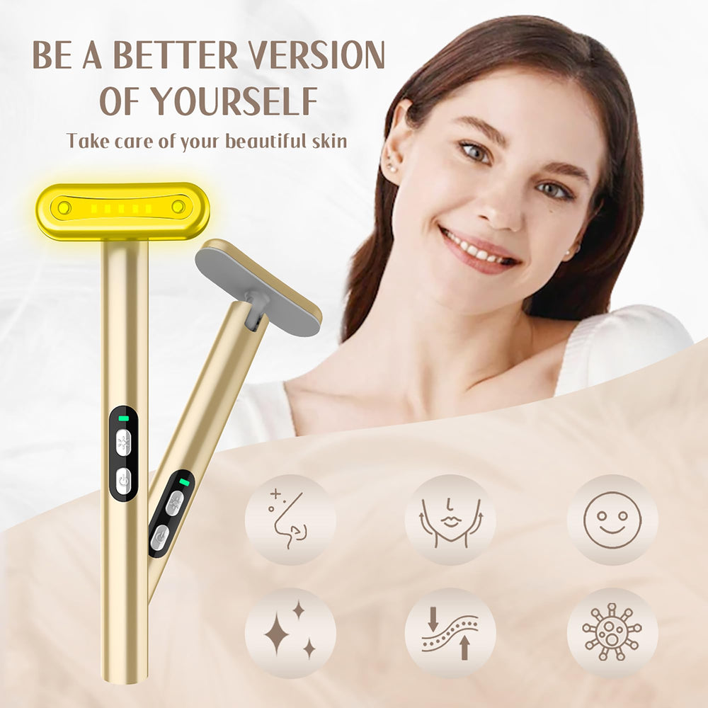 Fxtiaa seven-color LED wand showing varied lights for customizable sessions.