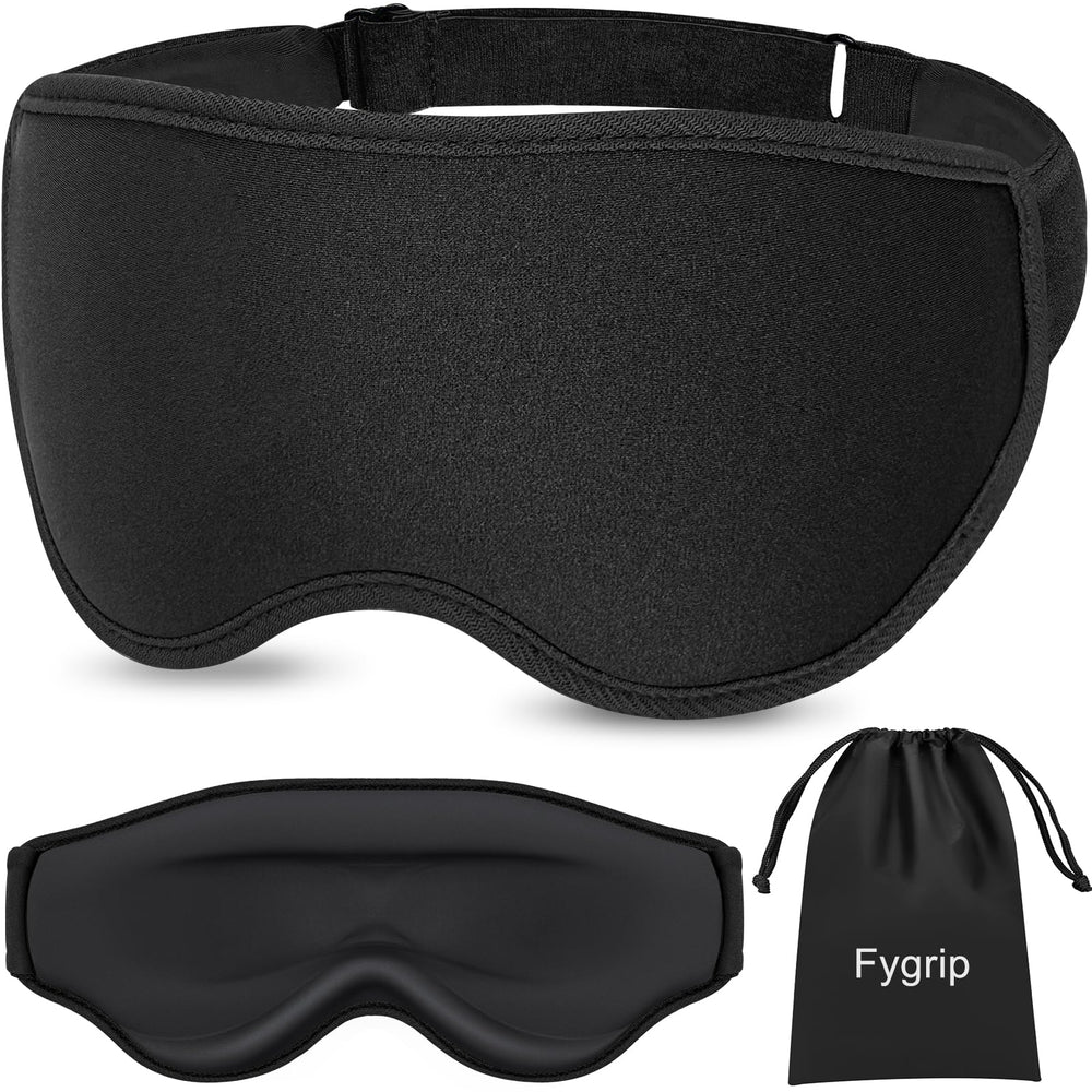 Fygrip máscara de ojos 3D con bolsillos amplios, sensación de libertad para parpadear