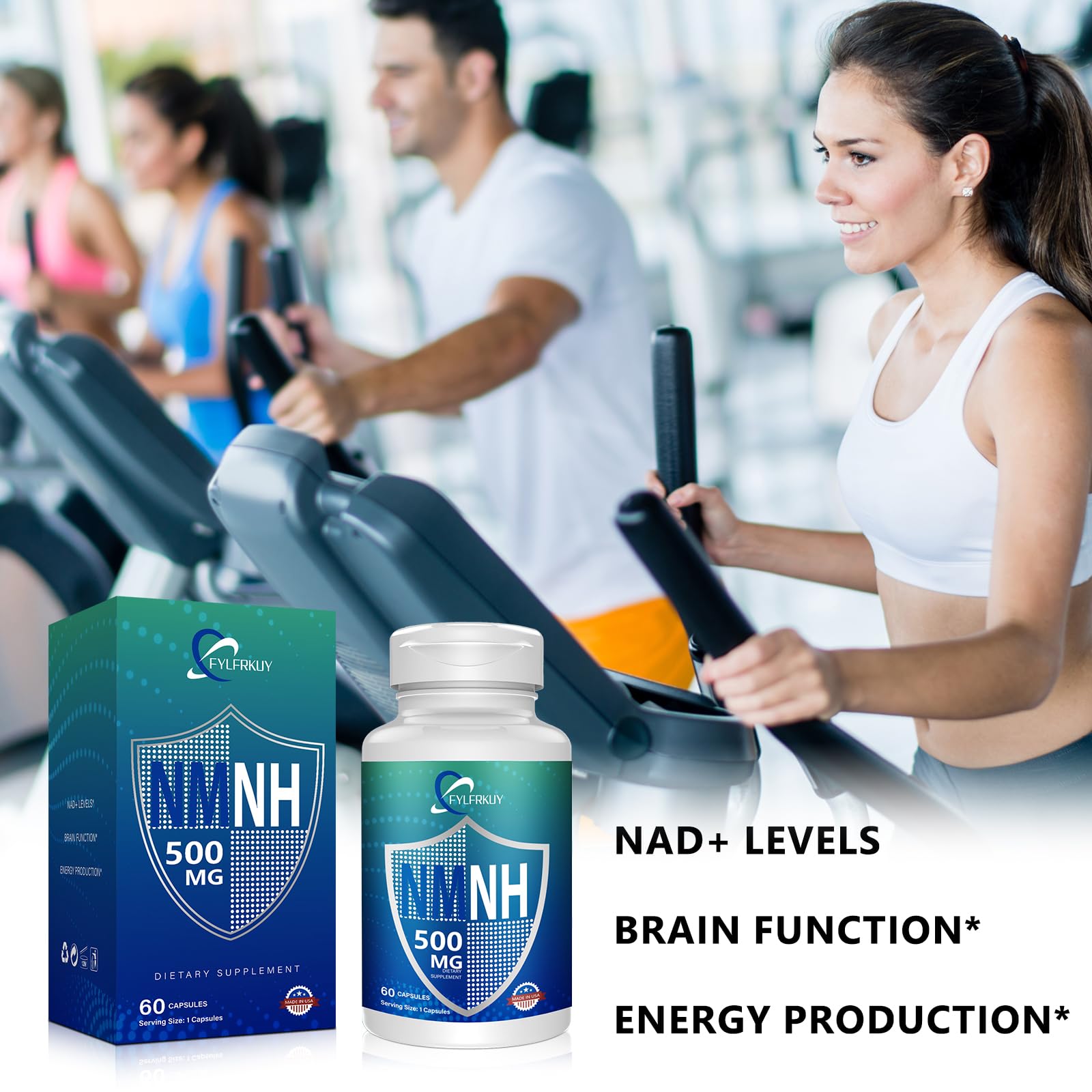 FYLFRKUY NMNH 500mg daily use scene encourages consistency