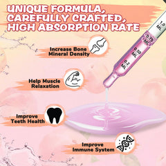 Fzjjyana peach-flavored drops offer a tasty calcium intake