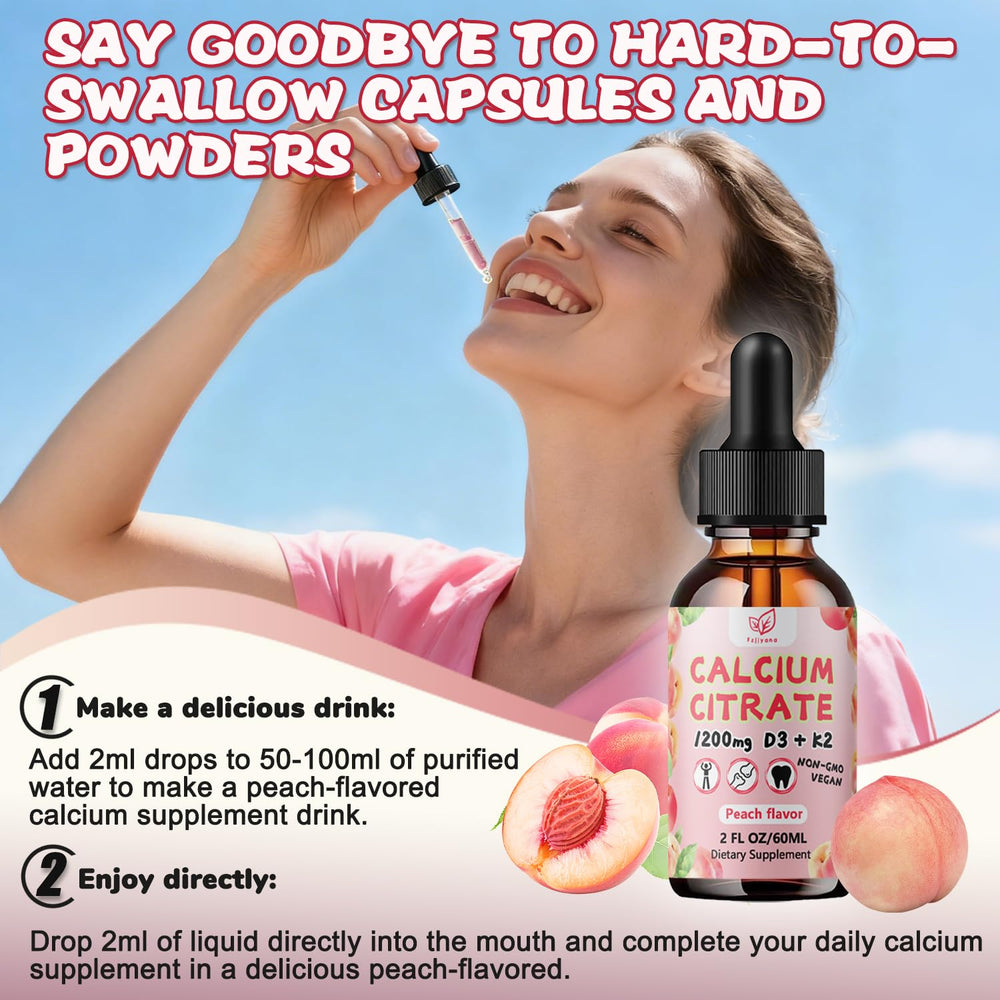 Fzjjyana drops with D3 and K2 support mineral balance
