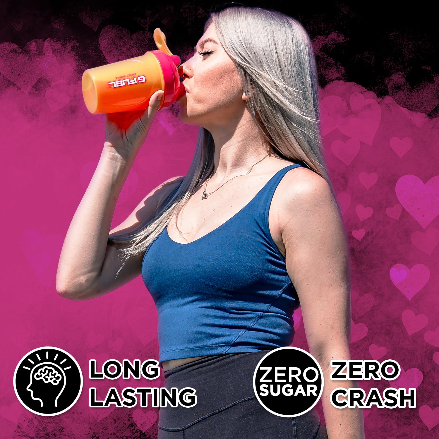 Antioxidants and vitamins icons complement Ghost Face energy formula.