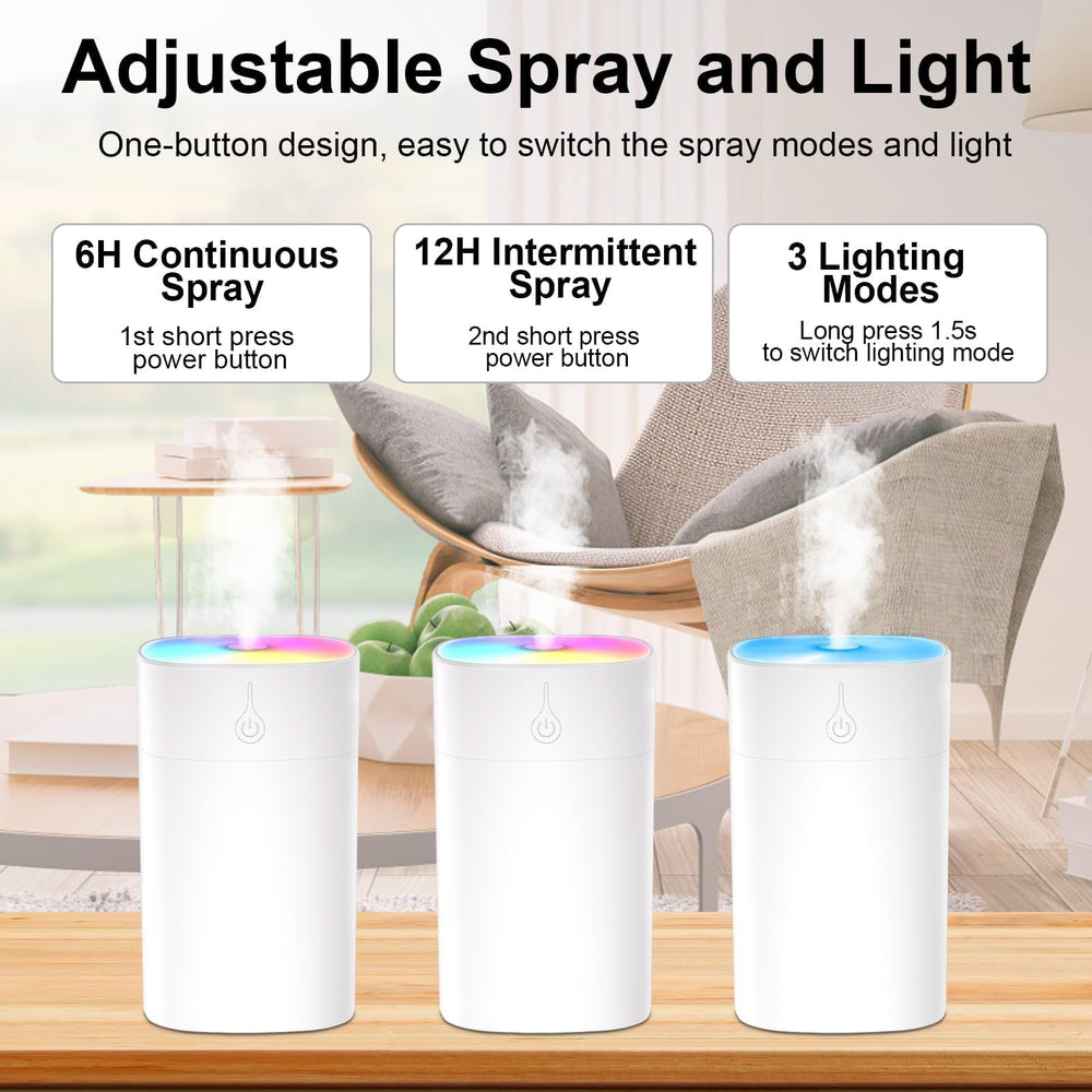 G-RECREATER diffuser provides 40ml/h mist for comfortable humidity.