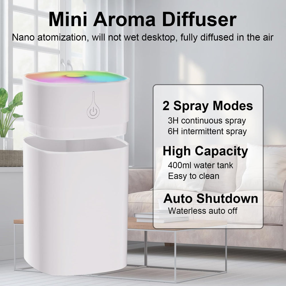 G-RECREATER small diffuser offers two spray modes for flexible use.