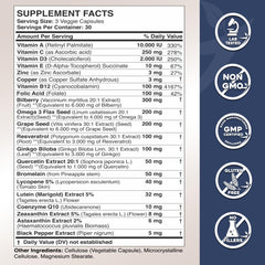 Gade Nutrition bilberry and lutein blend highlighting antioxidants