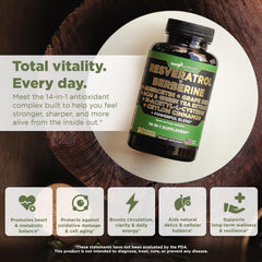 Close-up of ingredients label featuring grape seed, acai, and green tea extracts.