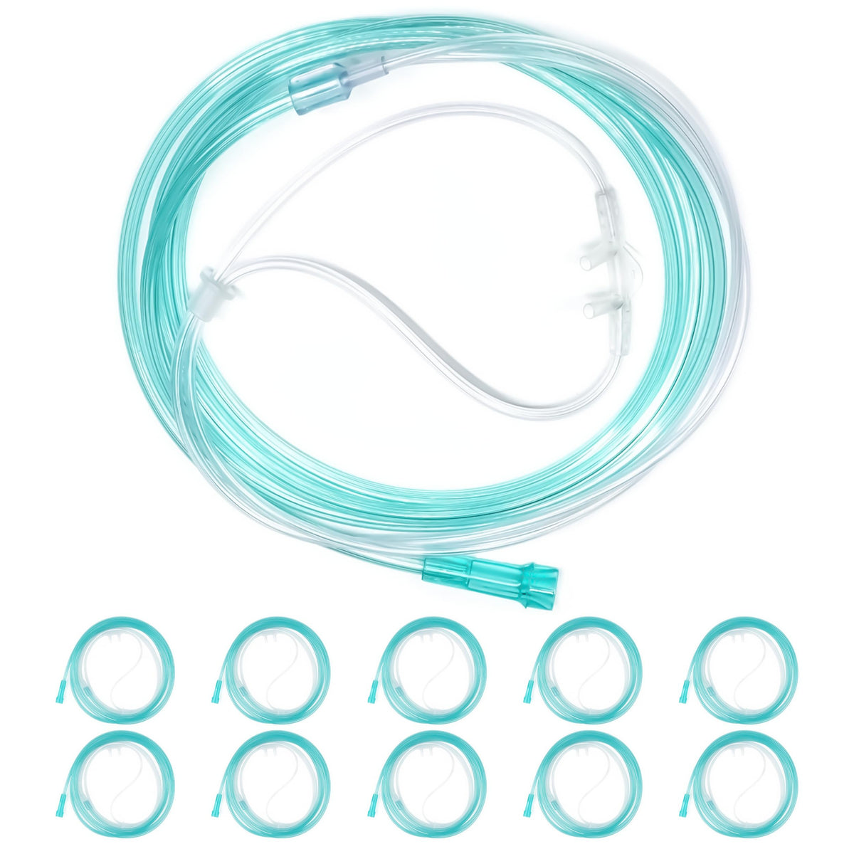 Gadget Beyond 10-pack high-flow cannula packaging shown for hygienic, ready-to-use supply