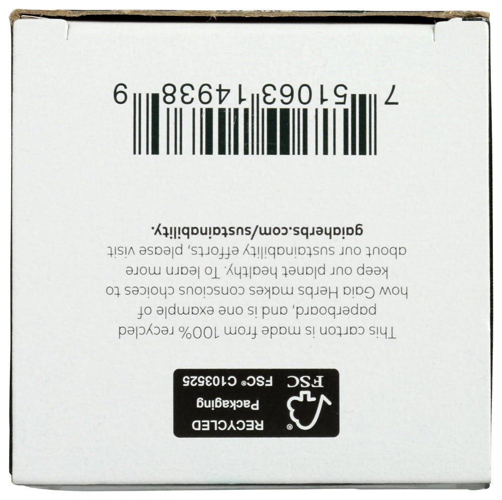 Gaia Herbs Adrenal Health Nightly Restore ashwagandha and Cordyceps blend visual emphasizing daily adaptogen use