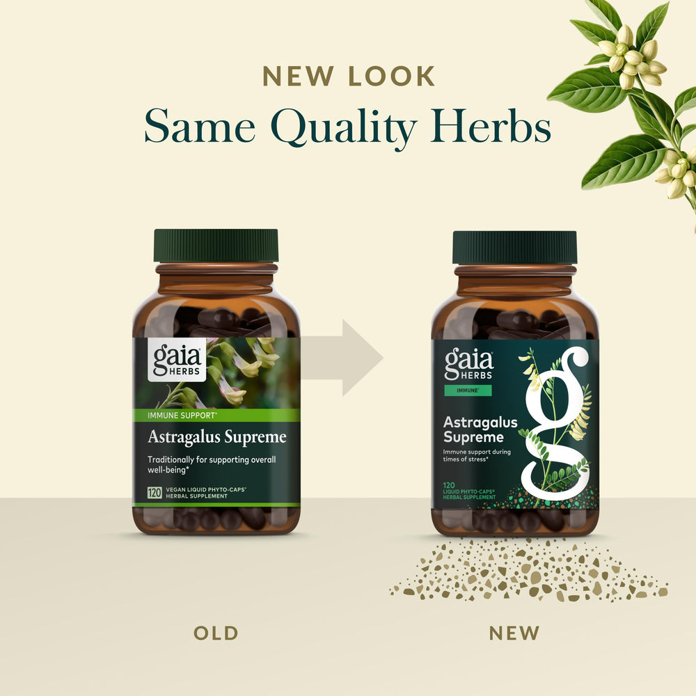 Gaia Herbs Astragalus Supreme schisandra berry inclusion supports immune and liver function.