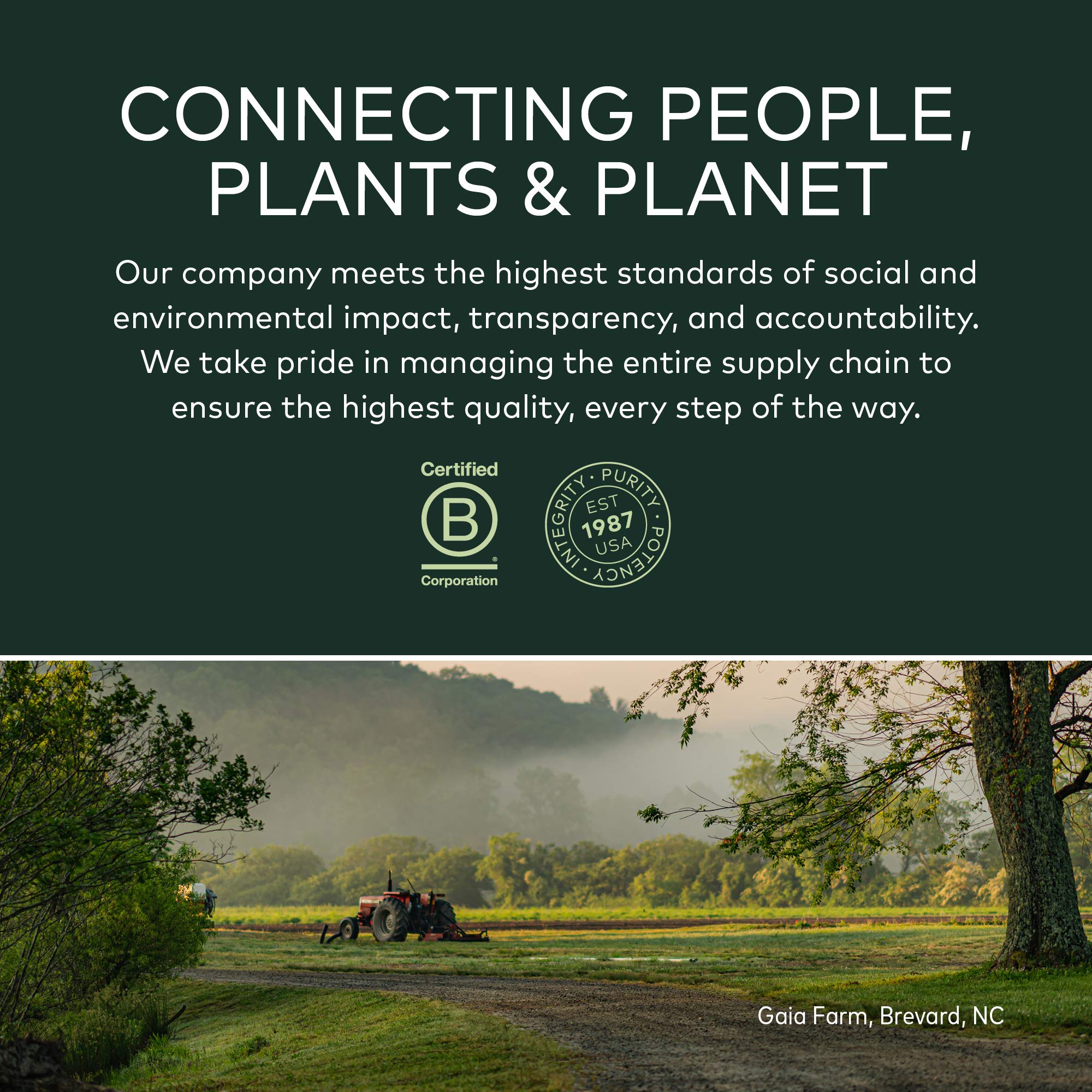 Gaia Herbs brand 35-years heritage illustrating traditional herbal approach