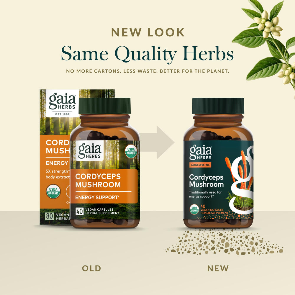 Gaia Herbs vegan capsules are gluten-free, dairy-free, and soy-free.
