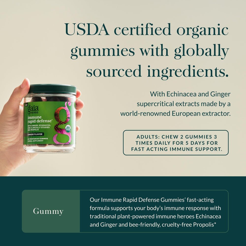 Gaia Herbs Echinacea ingredient featured as a traditional wellness herb