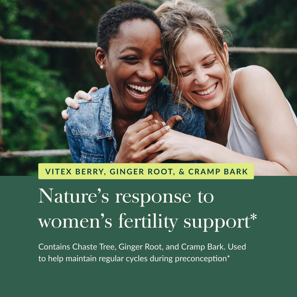 Chaste tree berry in Gaia Herbs Fertility Support supports hormonal balance.