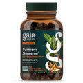Gaia Herbs Turmeric Supreme Extra Strength — Turmeric Curcumin + Black Pepper | 120 Vegan Capsules
