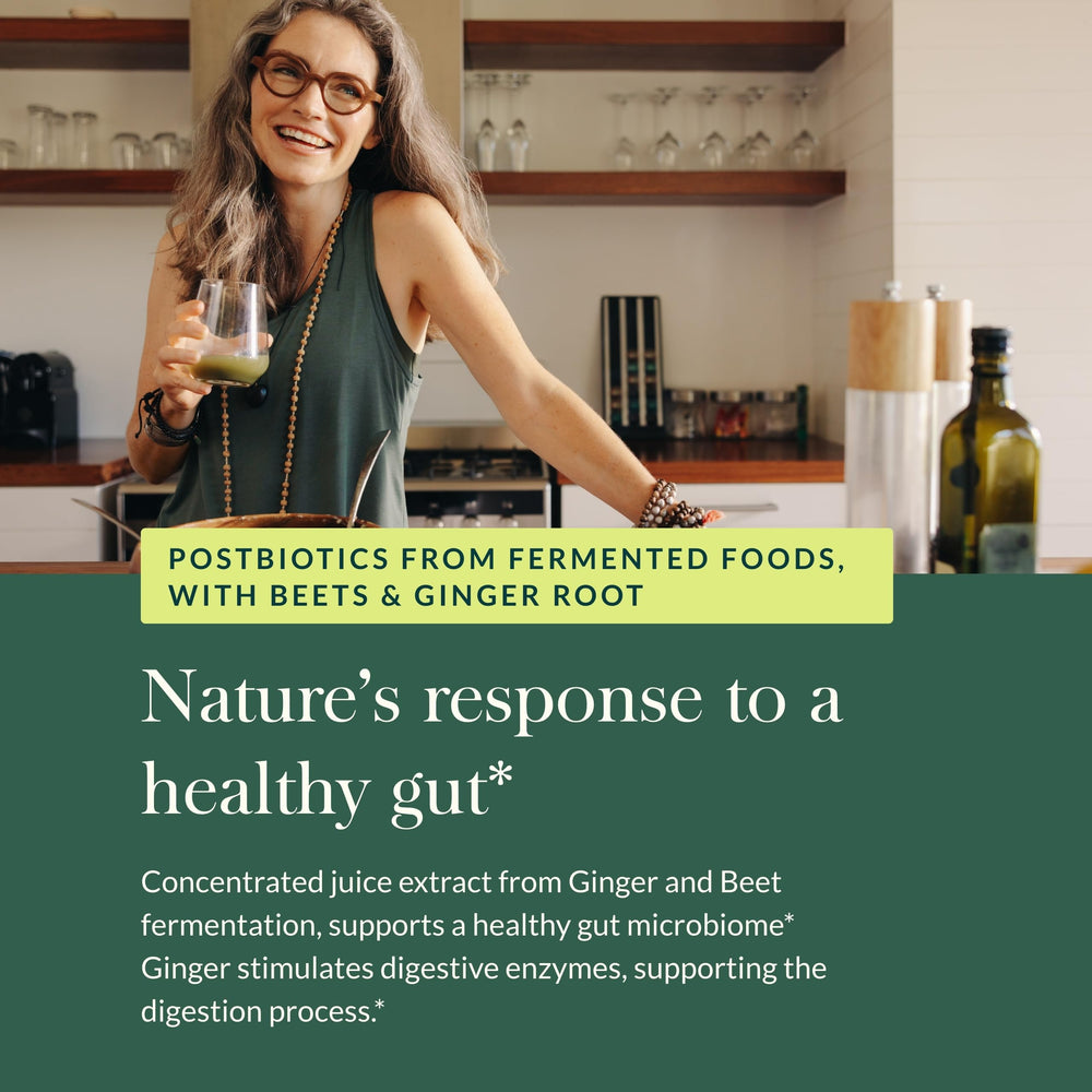 Gaia Herbs fermented beets closeup highlighting natural fermentation benefits.