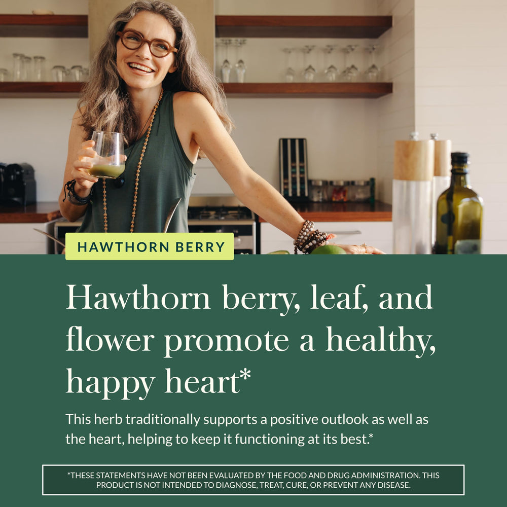 Gaia Herbs Hawthorn Supreme May harvest and regenerative farm sourcing.