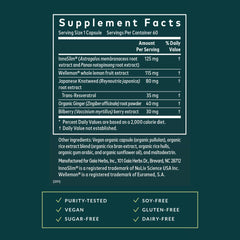 Gaia Herbs Metabolic Activator label detail, emphasizing InnoSlim and Wellemon ingredients.
