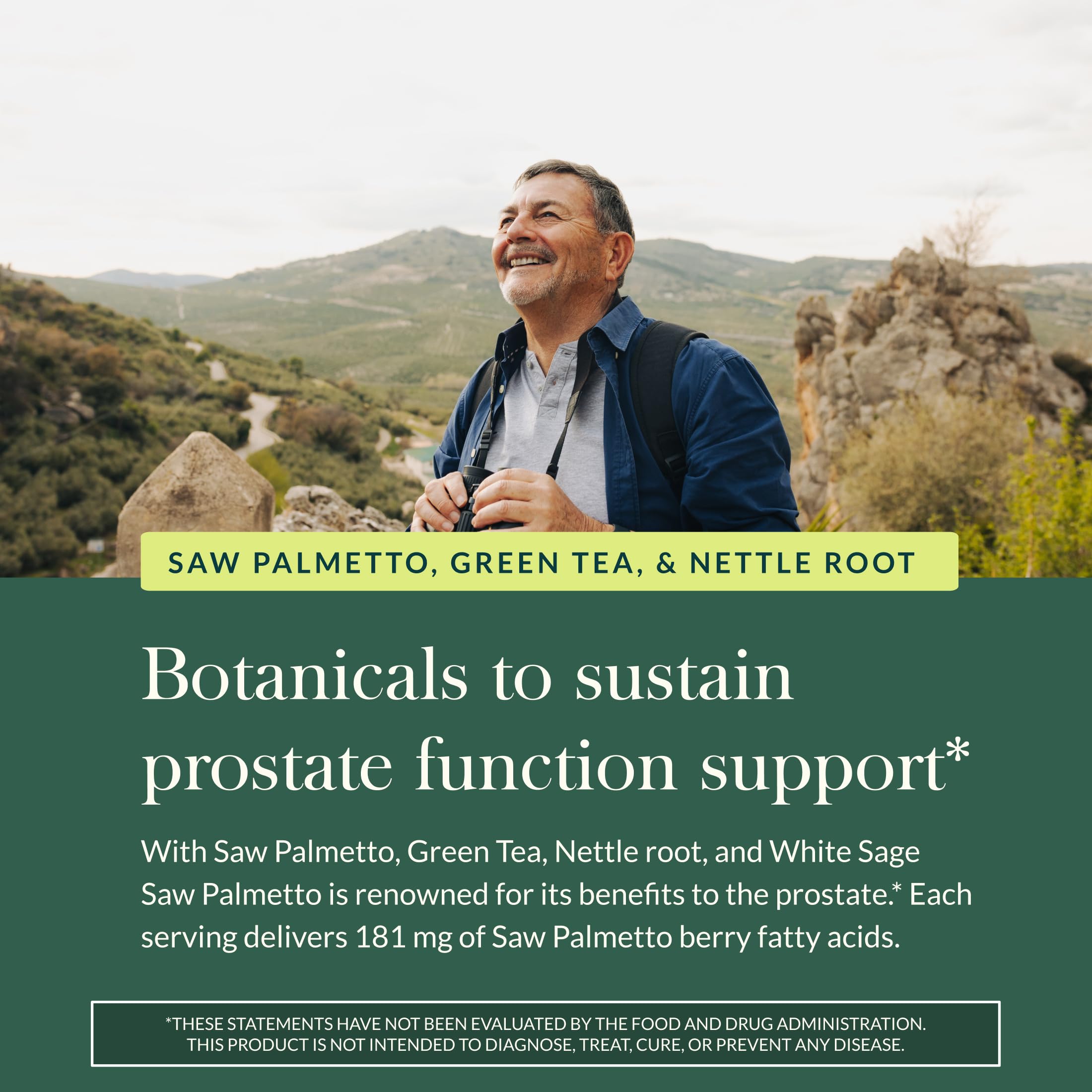 Gaia Herbs Prostate Health nettle root component for daily herbal balance
