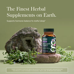 Gaia Herbs Nighttime Comfort open bottle; easy-access capsules for evening relief.