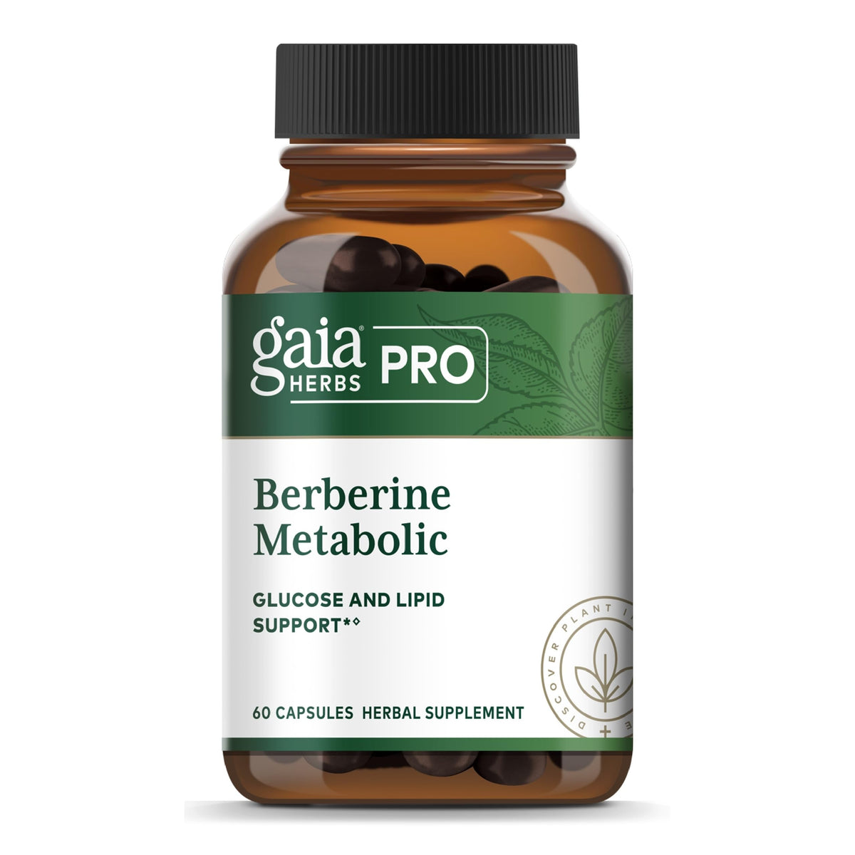 GAIA Herbs PRO Berberine Metabolic bottle shown for balanced daily metabolic health choices