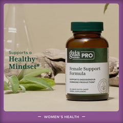 GAIA Herbs PRO black cohosh root extract capsules for hormonal balance.