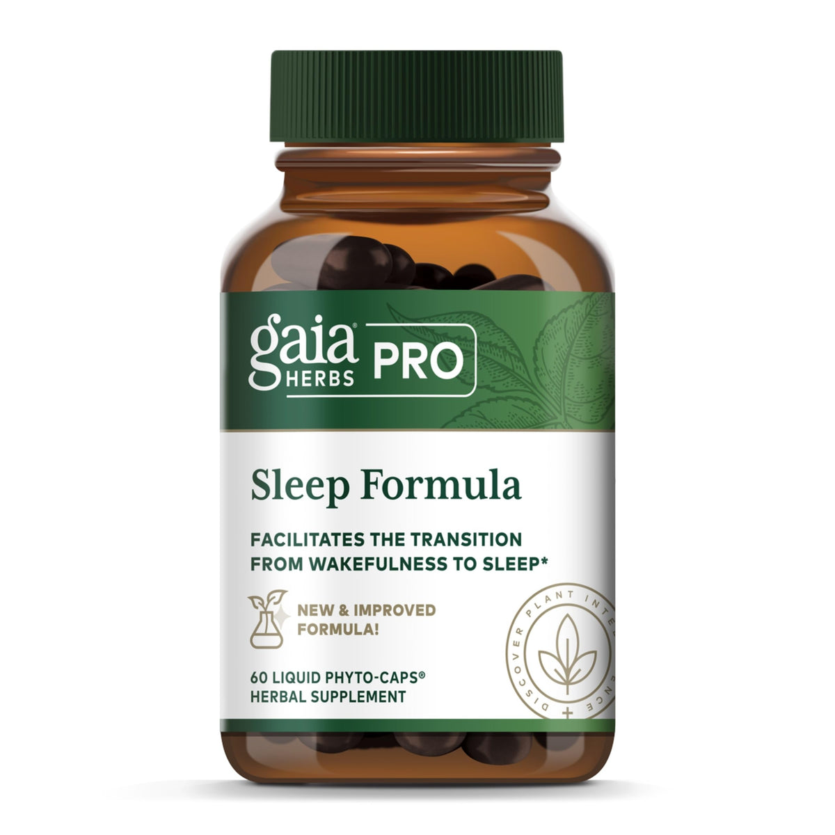 Gaia Herbs PRO Sleep Formula bottle for calm evenings and restful sleep