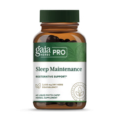 Gaia Herbs PRO Sleep Maintenance bottle for nightly use