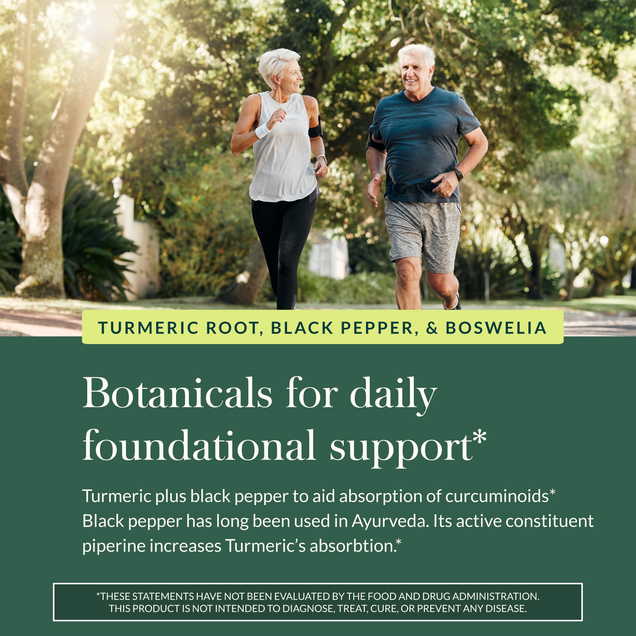 Gaia Herbs formula spotlight on quercetin, black pepper, ginger root for absorption and synergy