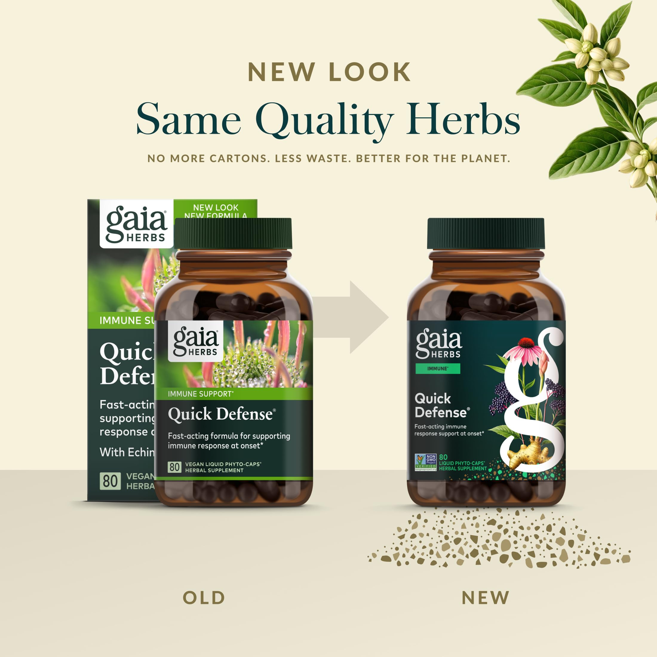 Black elderberry imagery in Gaia Quick Defense formula
