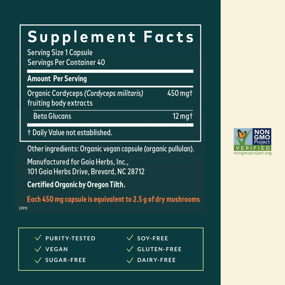 Gaia Herbs Quick Defense elderberry image focusing on organic berries for immune wellness