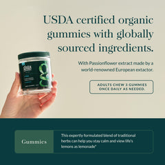 Gaia Herbs Relax Gummies packaging display for convenient daily use.