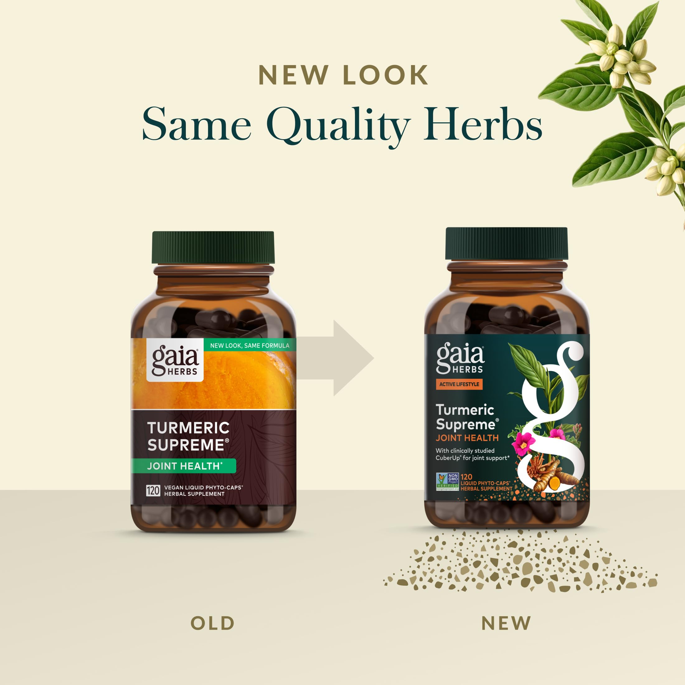 Boswellia in Gaia Herbs Turmeric Supreme Joint Health blend for balance