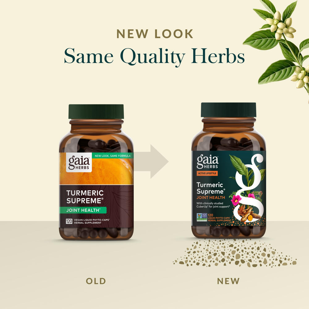 Boswellia in Gaia Herbs Turmeric Supreme Joint Health blend for balance