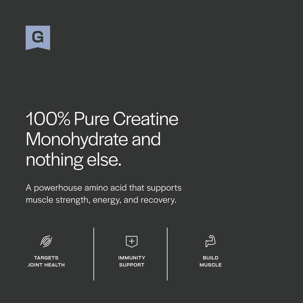 Gainful Creatine powder scoop measures a 5g serving for fast energy.