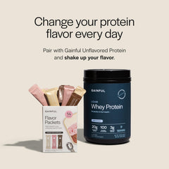 Gainful Flavor Sticks Strawberry boost — bright fruit flavor for plant-based protein