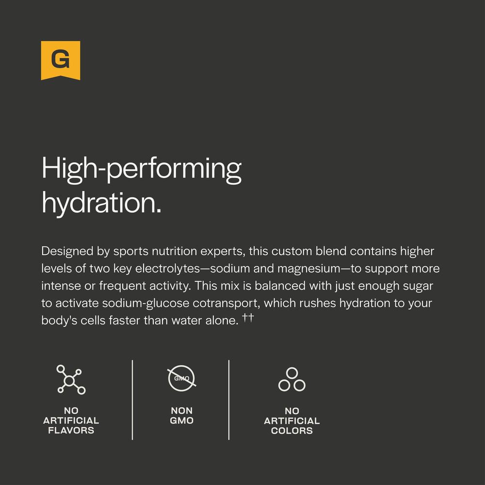 Gainful Hydration Packets Tropical Mango stir blends quickly for on-the-go hydration