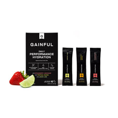 Gainful Hydration Packets Variety Pack front view for portable workout hydration