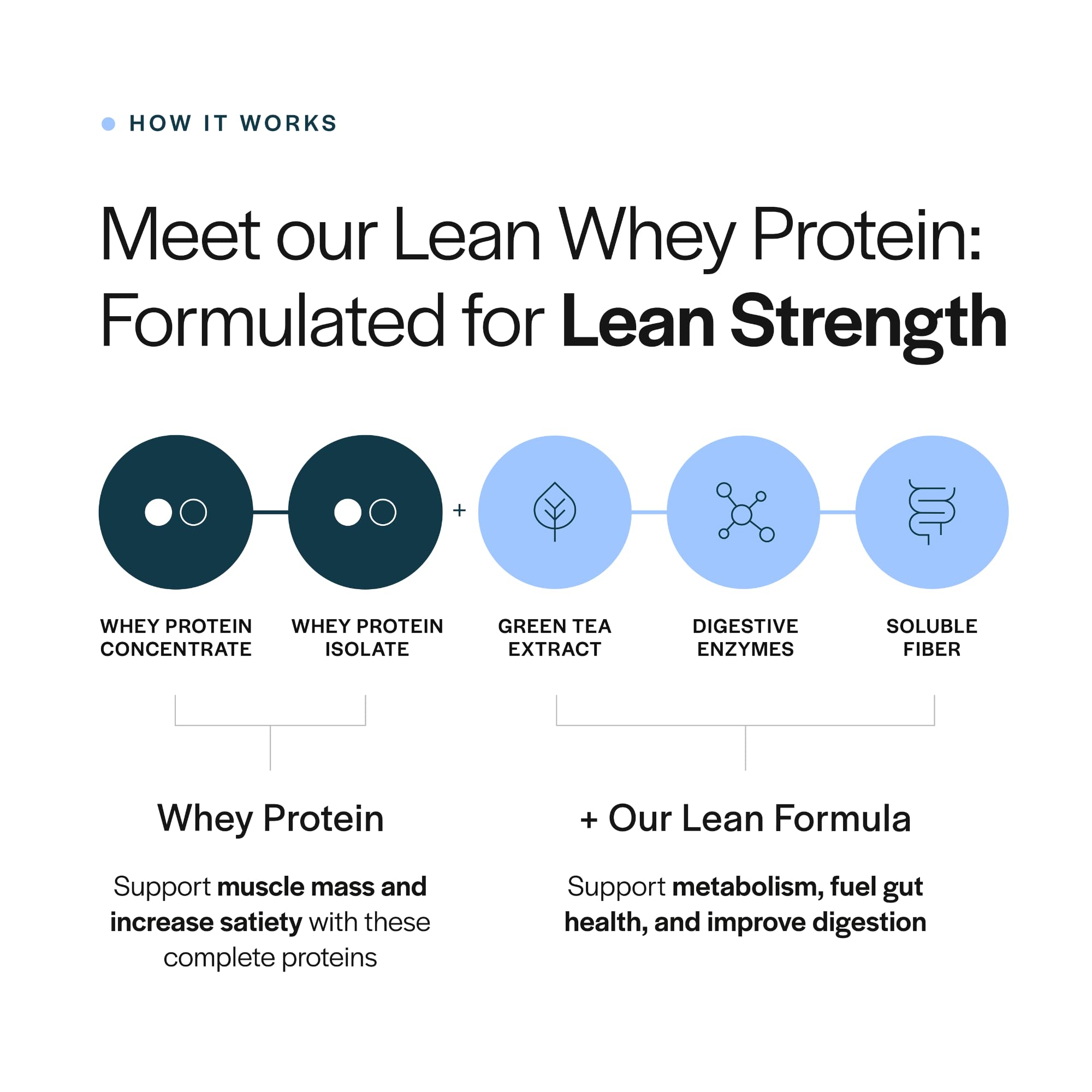 Gainful Lean Whey unflavored powder ready for easy mixing.