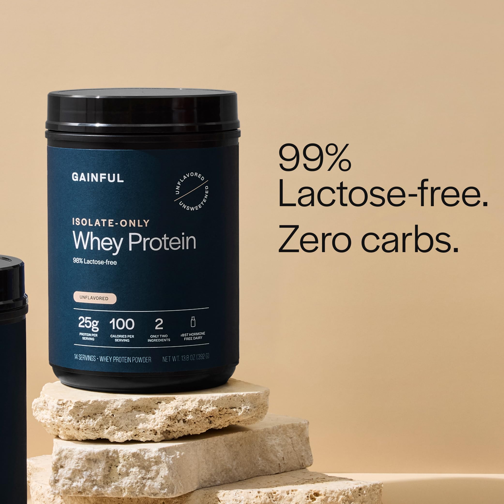 Hot oats with unflavored Gainful Whey Protein Isolate mixed in.