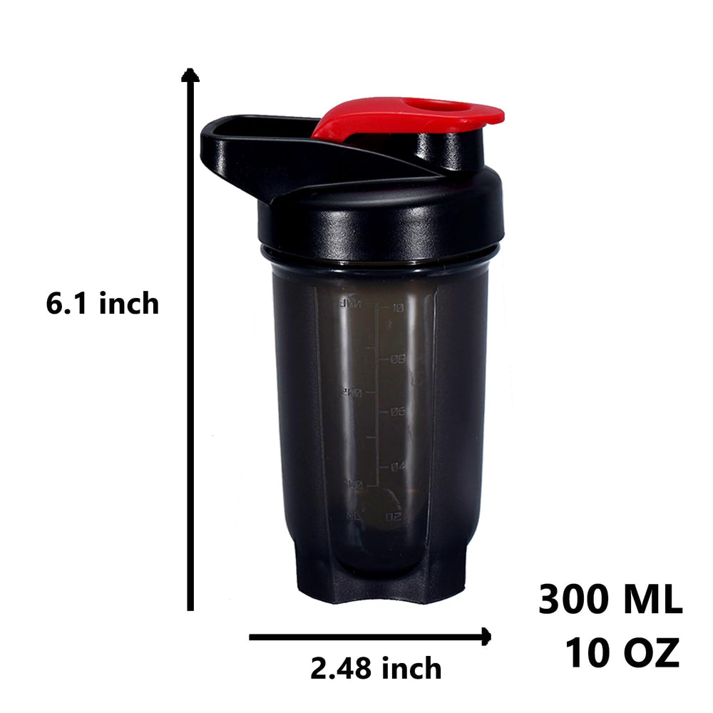 GAISHION shaker bottle in grey with wide mouth for easy pouring.