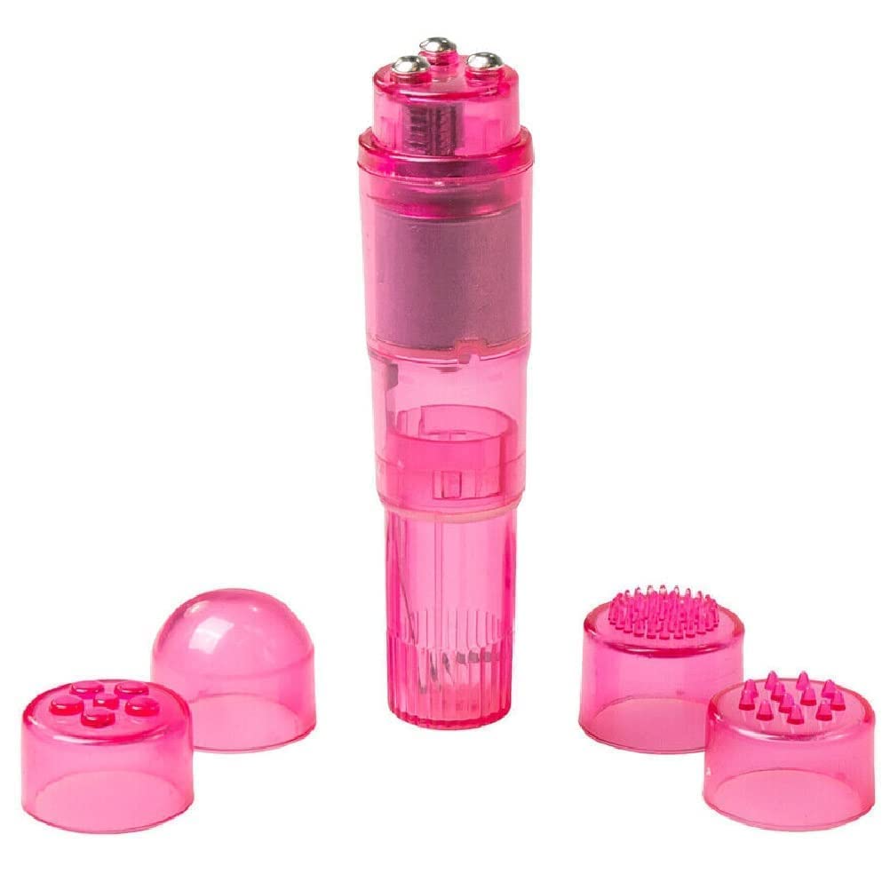 Gajoin mini pocket massager with four heads for on-the-go relief