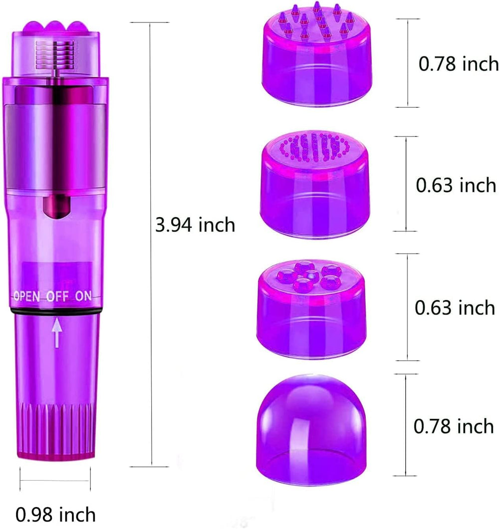 Gajoin purple massager with fine tip head for focused attention on small areas