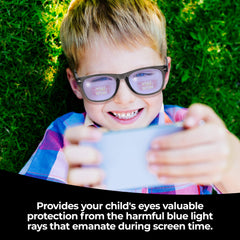 GALVANOX Ava and Ethan blue light glasses with protective hard shell case